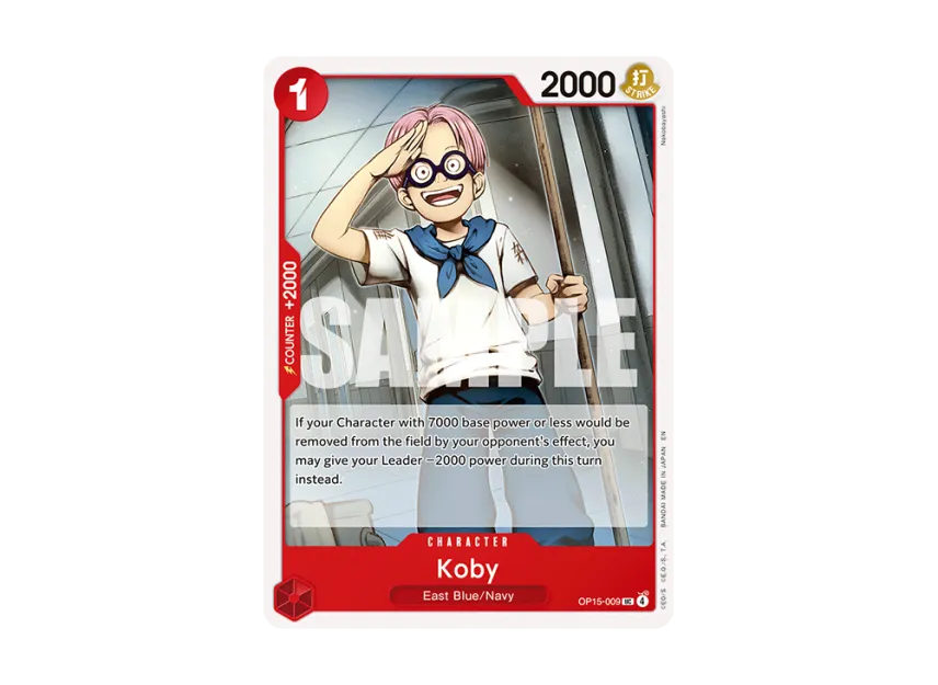 Koby UC [OP15-009] [EN] (Booster Pack "ADVENTURE ON KAMI’S ISLAND")