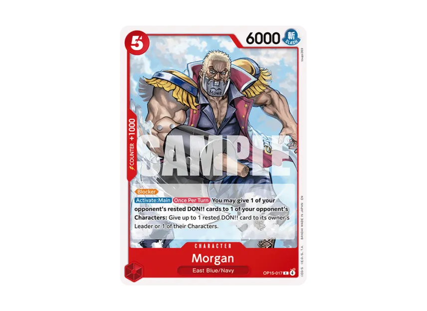 Morgan C [OP15-017] [EN] (Booster Pack "ADVENTURE ON KAMI’S ISLAND")