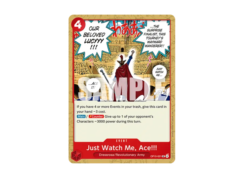 Just Watch Me, Ace!!! UC [OP15-021] [EN] (Booster Pack "ADVENTURE ON KAMI’S ISLAND")
