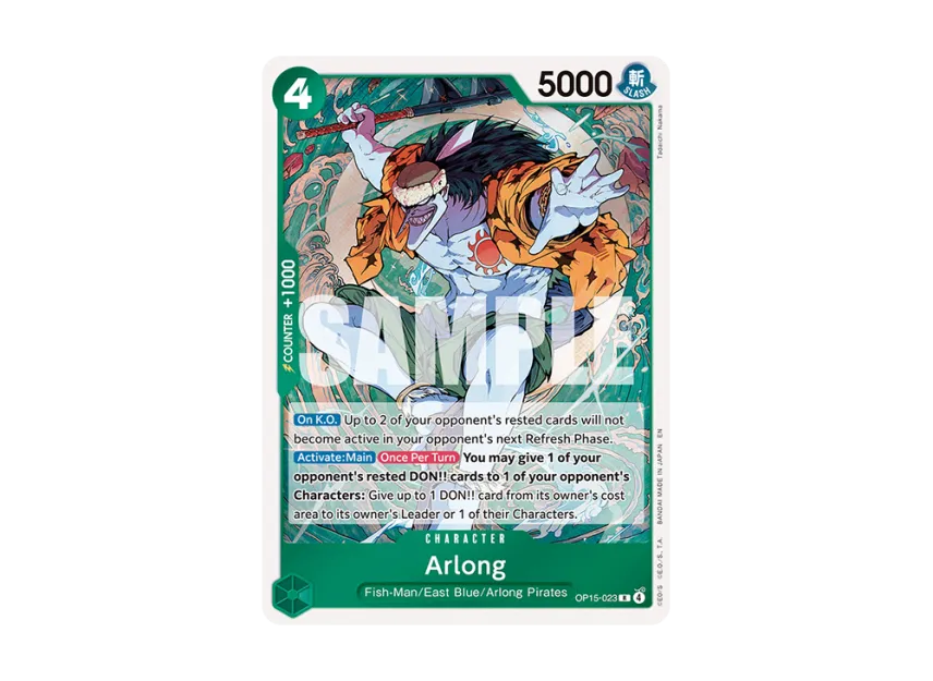 Arlong R [OP15-023] [EN] (Booster Pack "ADVENTURE ON KAMI’S ISLAND")