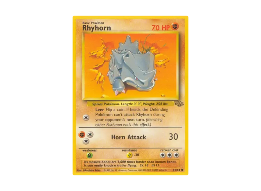 Rhyhorn C [64-JUNGLE 61/64] [EN] (Base "Jungle")