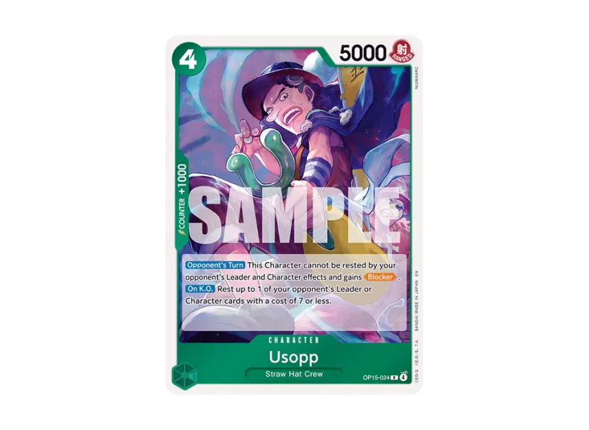 Usopp R [OP15-024] [EN] (Booster Pack "ADVENTURE ON KAMI’S ISLAND")