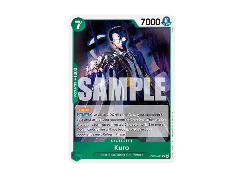 Kuro R [OP15-025] [EN] (Booster Pack "ADVENTURE ON KAMI’S ISLAND")