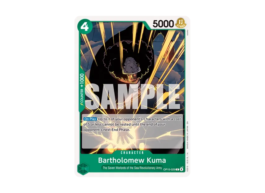 Bartholomew Kuma C [OP15-029] [EN] (Booster Pack "ADVENTURE ON KAMI’S ISLAND")