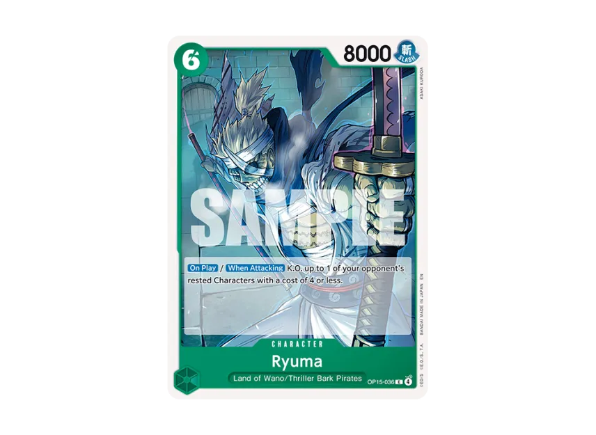 Ryuma C [OP15-036] [EN] (Booster Pack "ADVENTURE ON KAMI’S ISLAND")