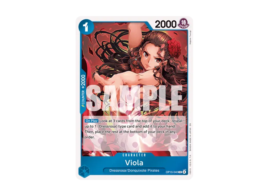 Viola R [OP15-040] [EN] (Booster Pack "ADVENTURE ON KAMI’S ISLAND")