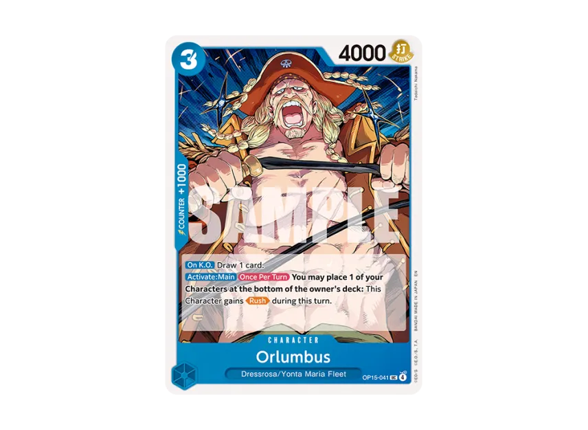 Orlumbus UC [OP15-041] [EN] (Booster Pack "ADVENTURE ON KAMI’S ISLAND")