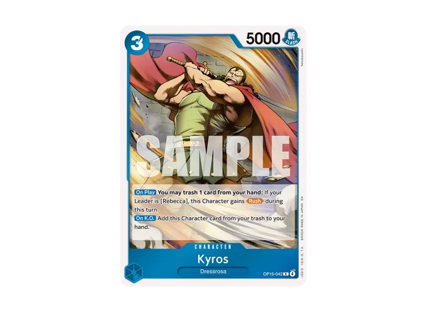 Kyros R [OP15-042] [EN] (Booster Pack "ADVENTURE ON KAMI’S ISLAND")