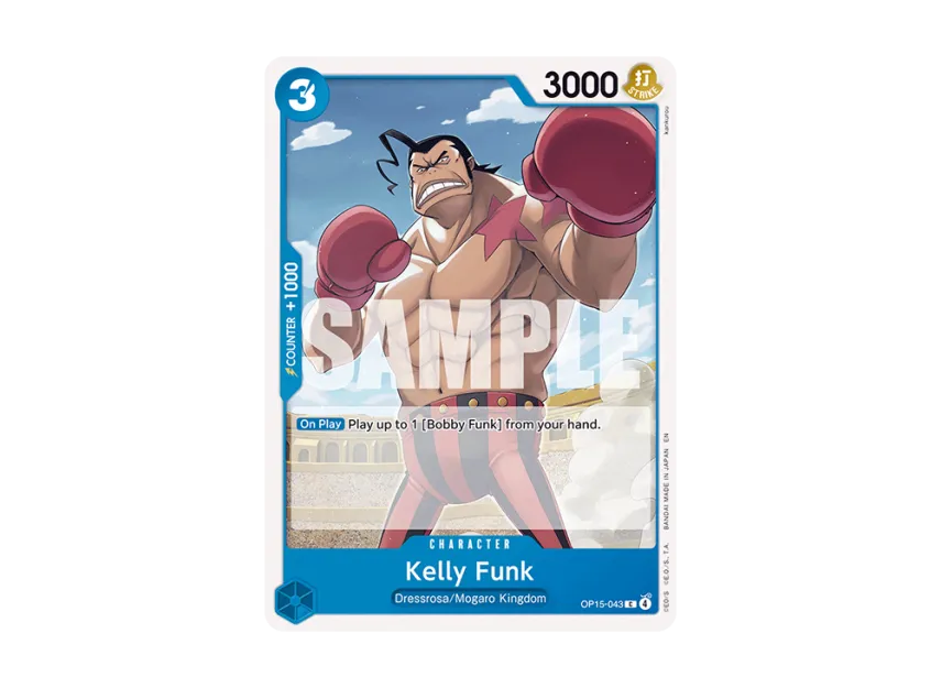 Kelly Funk C [OP15-043] [EN] (Booster Pack "ADVENTURE ON KAMI’S ISLAND")
