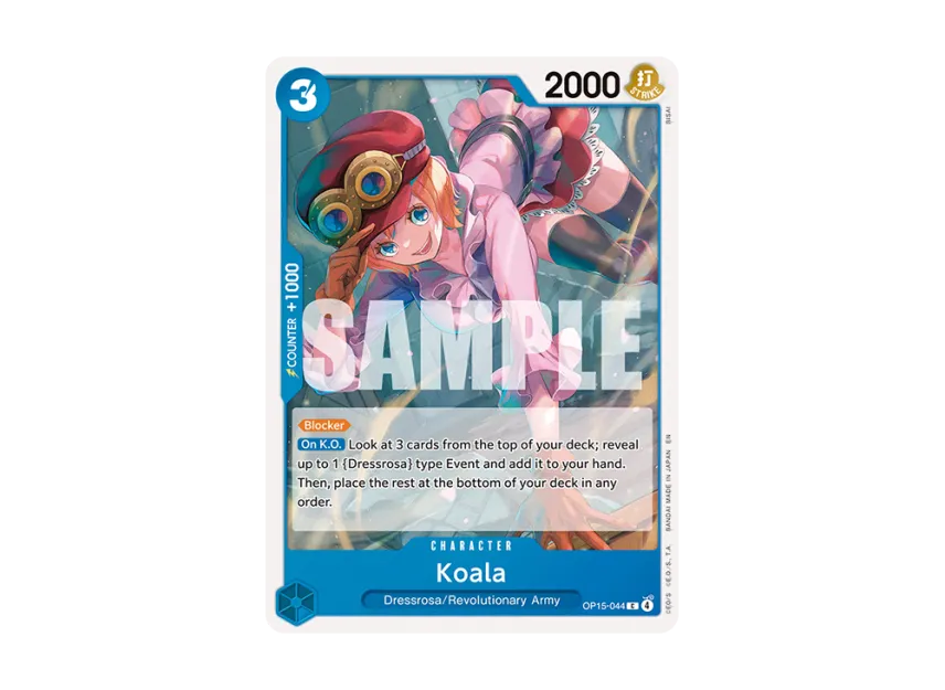 Koala C [OP15-044] [EN] (Booster Pack "ADVENTURE ON KAMI’S ISLAND")