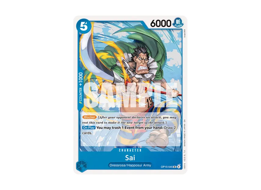 Sai UC [OP15-045] [EN] (Booster Pack "ADVENTURE ON KAMI’S ISLAND")