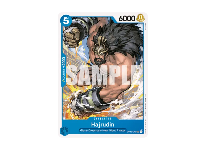 Hajrudin UC [OP15-049] [EN] (Booster Pack "ADVENTURE ON KAMI’S ISLAND")