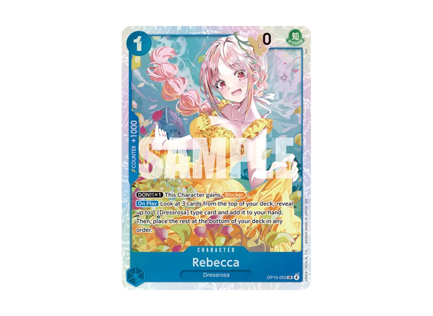Rebecca SR [OP15-053] [EN] (Booster Pack "ADVENTURE ON KAMI’S ISLAND")