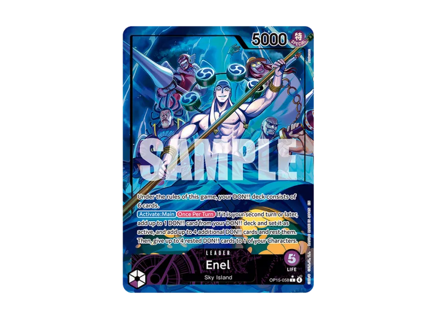 Enel L-P [OP15-058] [EN] (Booster Pack "ADVENTURE ON KAMI’S ISLAND")