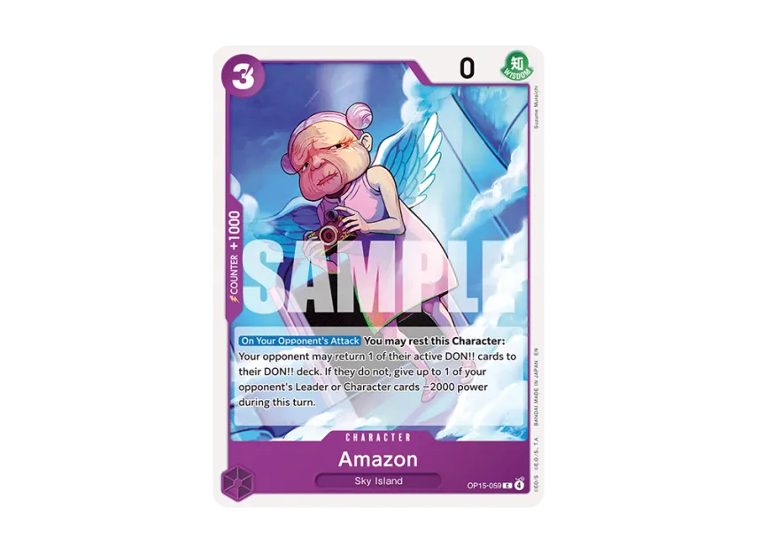Amazon C [OP15-059] [EN] (Booster Pack "ADVENTURE ON KAMI’S ISLAND")
