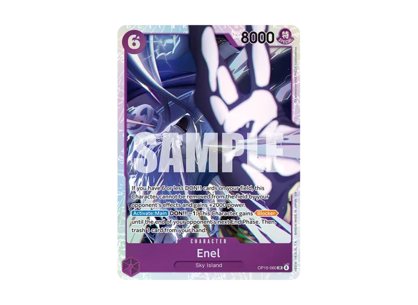 Enel SR [OP15-060] [EN] (Booster Pack "ADVENTURE ON KAMI’S ISLAND")