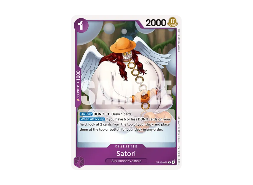 Satori R [OP15-066] [EN] (Booster Pack "ADVENTURE ON KAMI’S ISLAND")