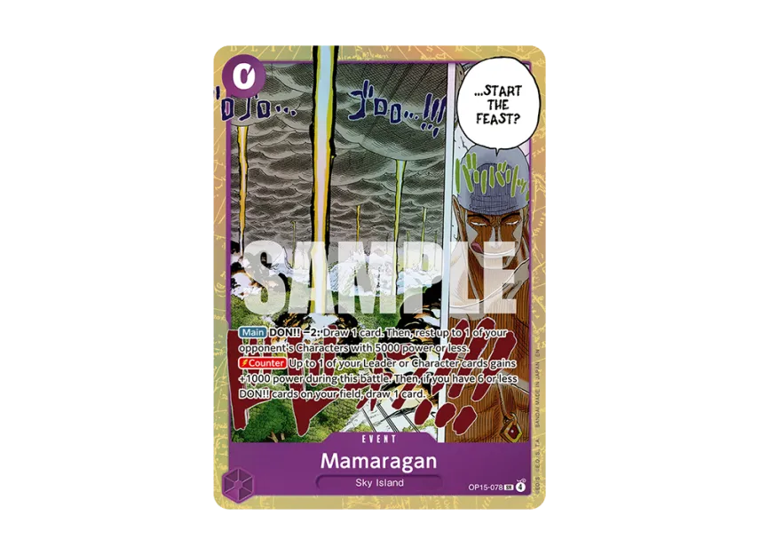 Mamaragan SR [OP15-078] [EN] (Booster Pack "ADVENTURE ON KAMI’S ISLAND")