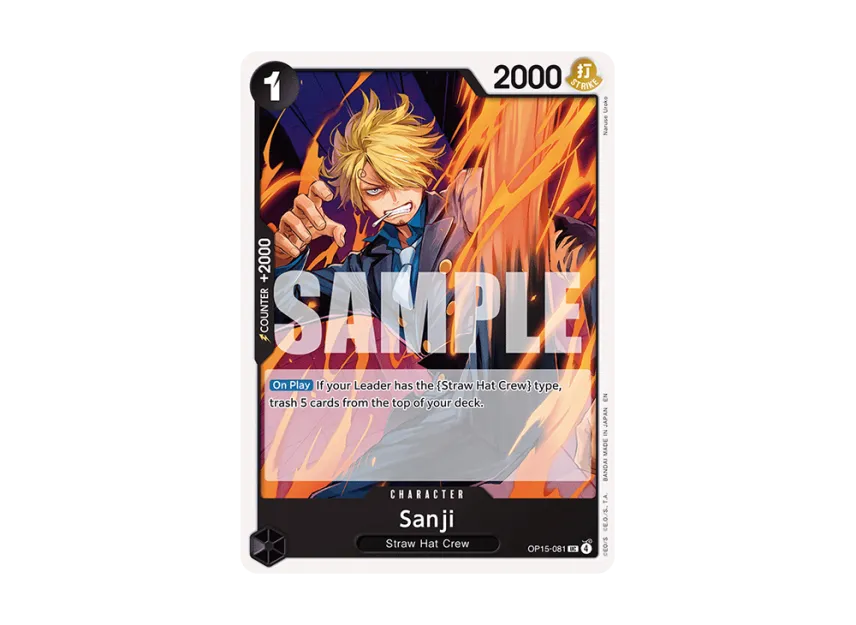 Sanji UC [OP15-081] [EN] (Booster Pack "ADVENTURE ON KAMI’S ISLAND")