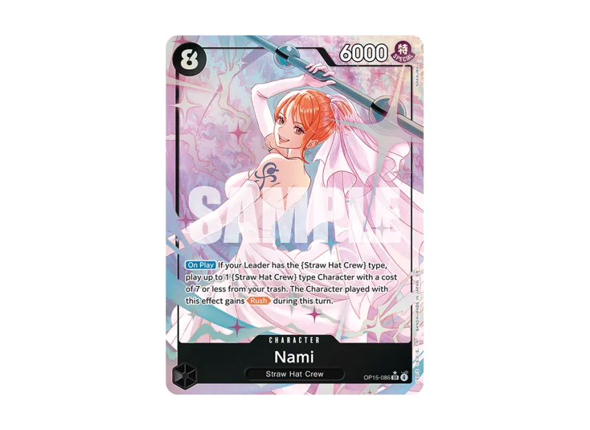 Nami SR-P [OP15-086] [EN] (Booster Pack "ADVENTURE ON KAMI’S ISLAND")