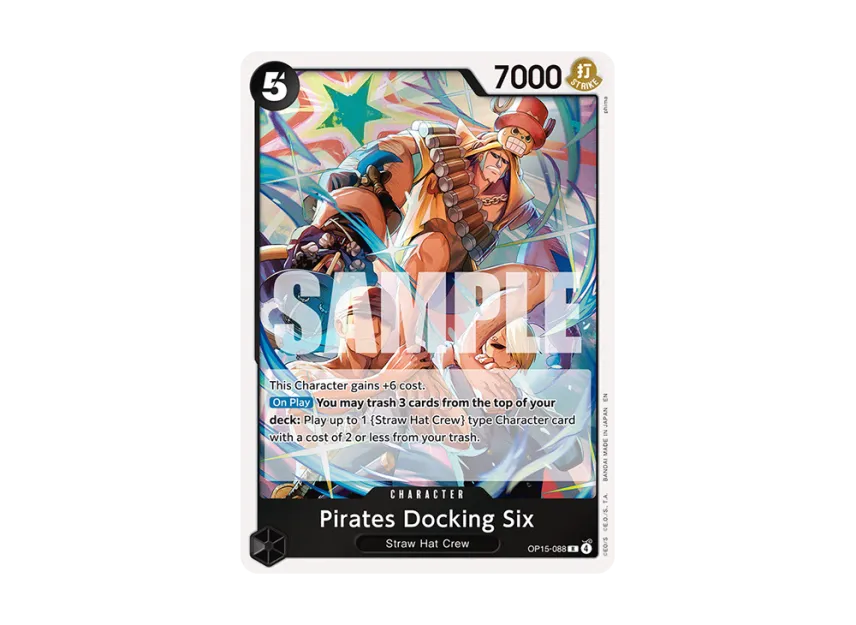 Pirates Docking Six R [OP15-088] [EN] (Booster Pack "ADVENTURE ON KAMI’S ISLAND")