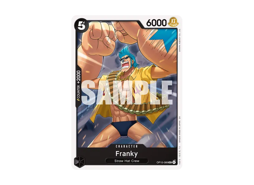 Franky UC [OP15-089] [EN] (Booster Pack "ADVENTURE ON KAMI’S ISLAND")