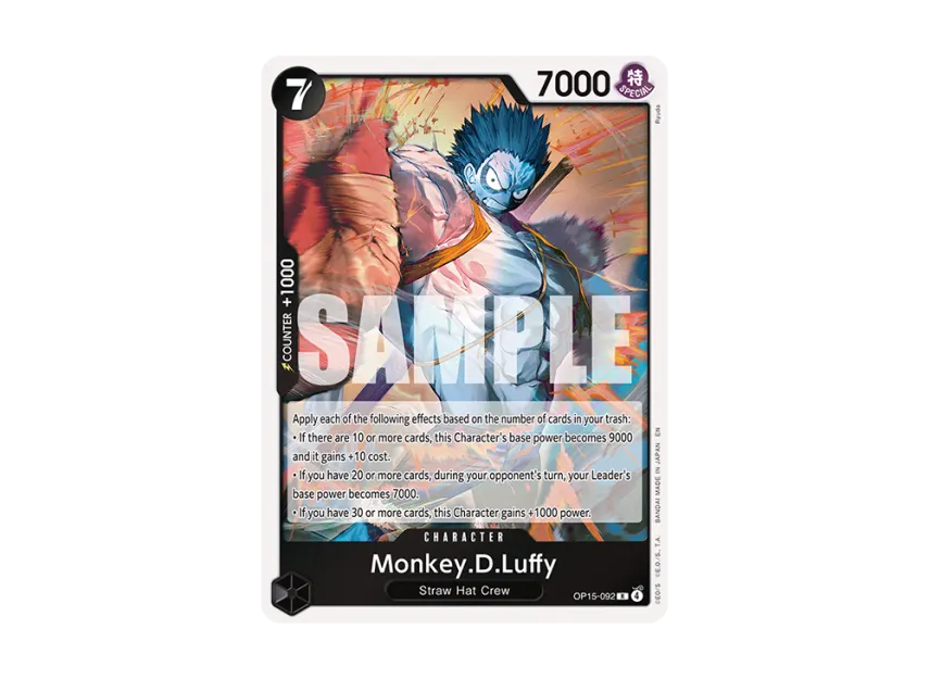 Monkey.D.Luffy R [OP15-092] [EN] (Booster Pack "ADVENTURE ON KAMI’S ISLAND")