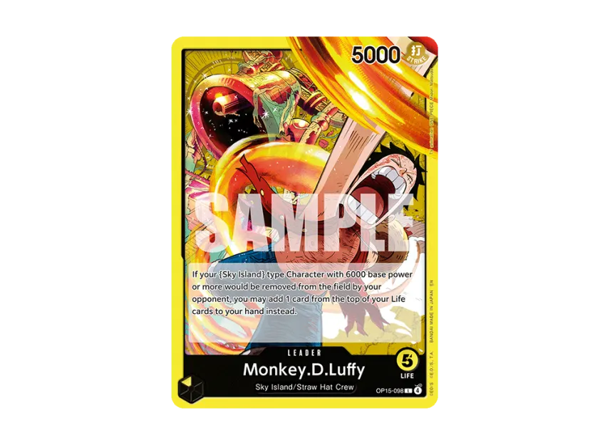 Monkey.D.Luffy L [OP15-098] [EN] (Booster Pack "ADVENTURE ON KAMI’S ISLAND")