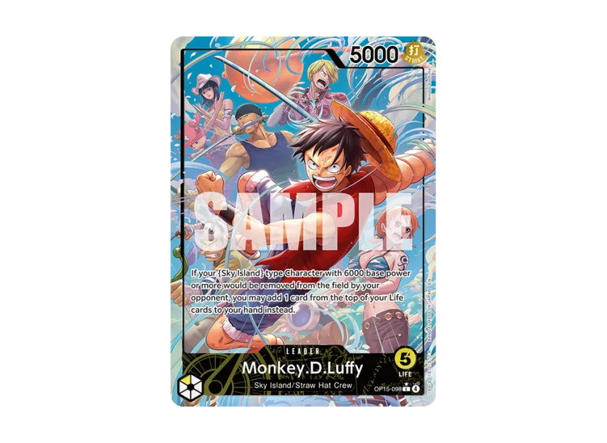 Monkey.D.Luffy L-P [OP15-098] [EN] (Booster Pack "ADVENTURE ON KAMI’S ISLAND")