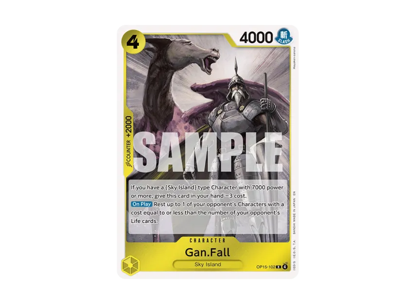 Gan.Fall R [OP15-102] [EN] (Booster Pack "ADVENTURE ON KAMI’S ISLAND")
