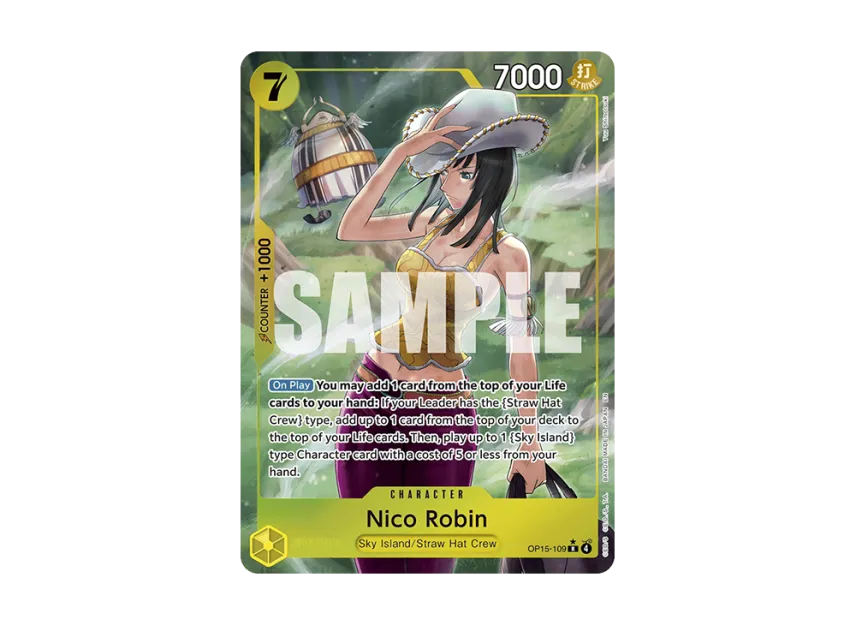 Nico Robin R-P [OP15-109] [EN] (Booster Pack "ADVENTURE ON KAMI’S ISLAND")