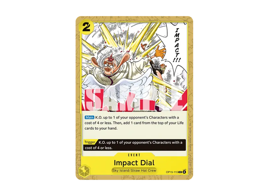 Impact Dial C [OP15-115] [EN] (Booster Pack "ADVENTURE ON KAMI’S ISLAND")