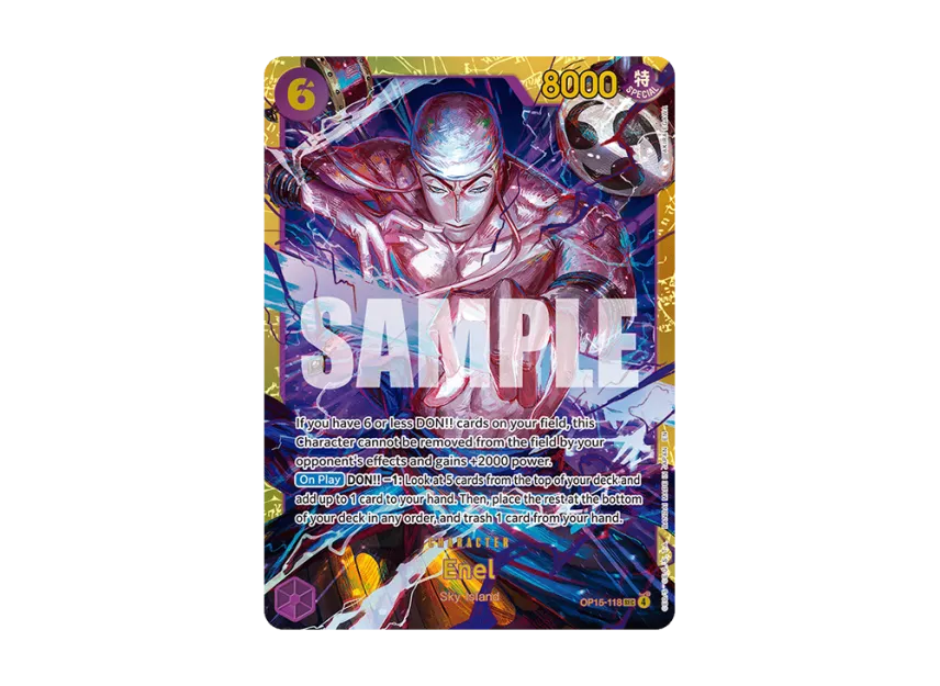 Enel SEC [OP15-118] [EN] (Booster Pack "ADVENTURE ON KAMI’S ISLAND")