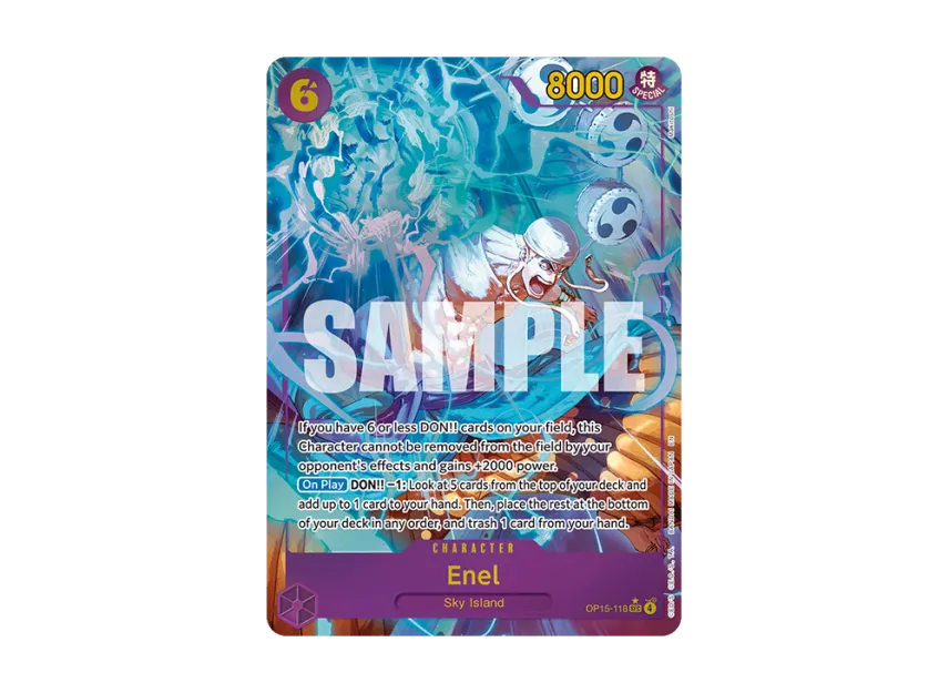 Enel SEC-P [OP15-118] [EN] (Booster Pack "ADVENTURE ON KAMI’S ISLAND")