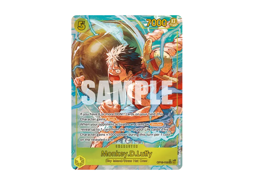 Monkey.D.Luffy SEC-P [OP15-119] [EN] (Booster Pack "ADVENTURE ON KAMI’S ISLAND")
