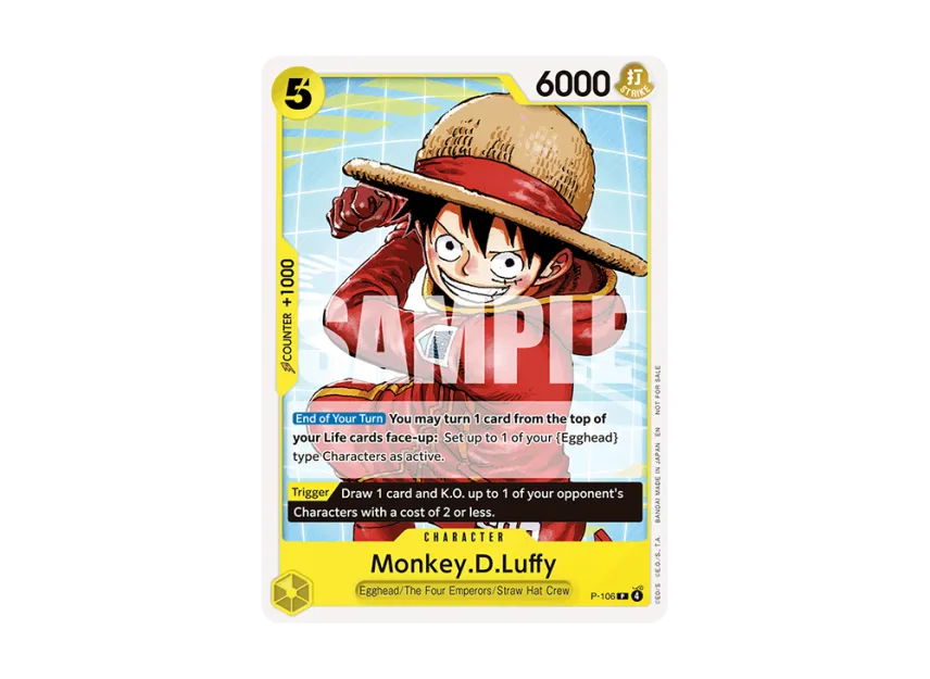 Monkey.D.Luffy P [P-106] [EN] (Promotional Card "Tournament Pack 2026 Vol.2")