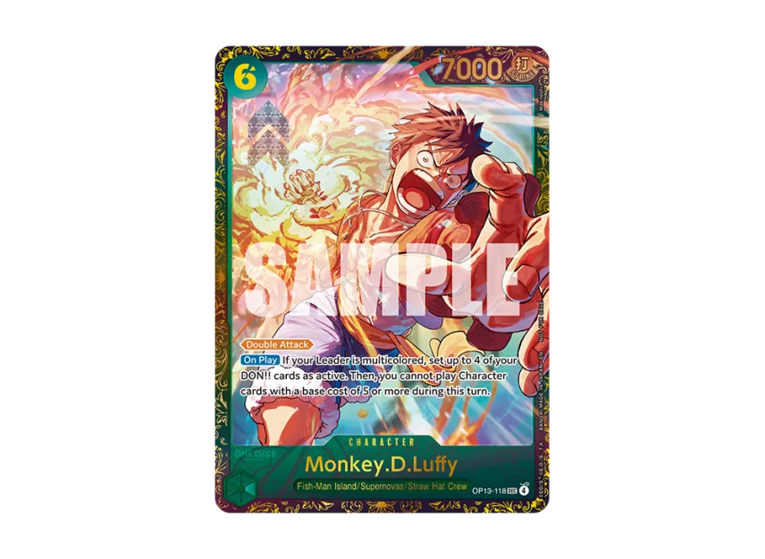Monkey.D.Luffy SEC : Top 8 [OP13-118] [EN] (Promotional Card "Treasure Cup March 2026")
