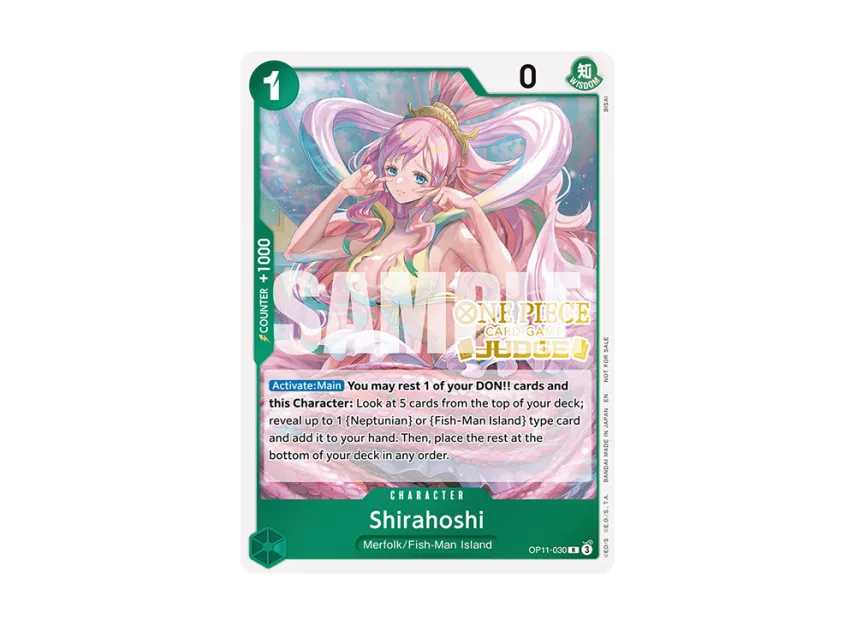 Shirahoshi R [OP11-030] [EN] (Promotional Card "Judge Pack Vol.7")