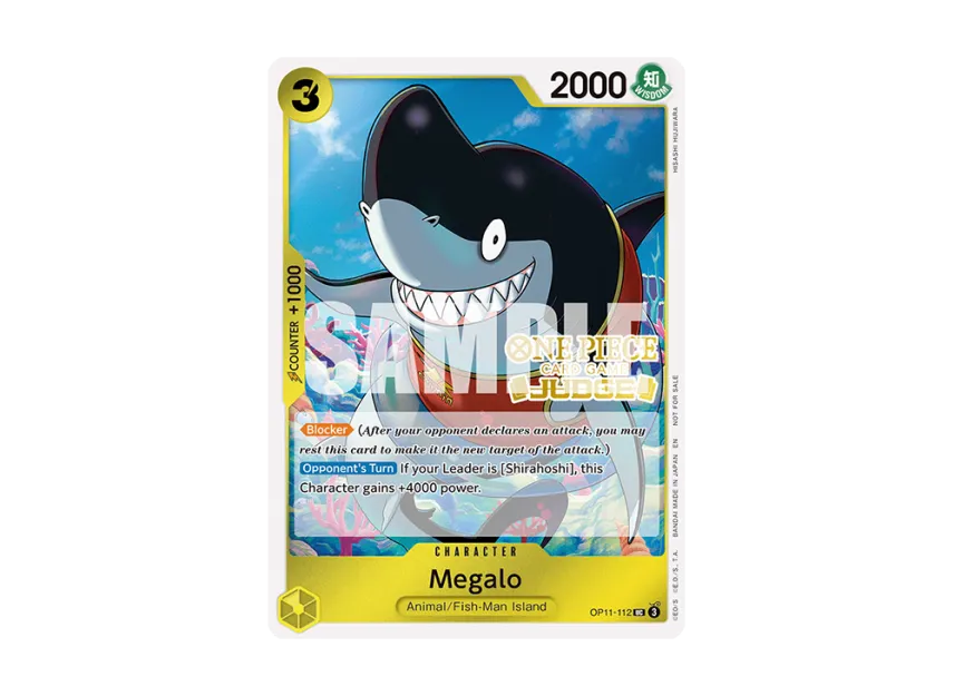 Megalo UC [OP11-112] [EN] (Promotional Card "Judge Pack Vol.7")