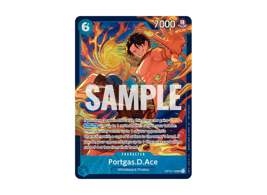 Portgas.D.Ace SEC : Champion's Prize [OP13-119] [EN] (Promotional Card "Store Treasure Cup 2026 March")