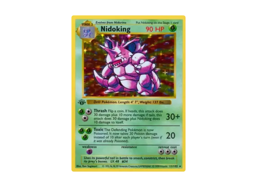 Nidoking R [102-SET-1ST-EDITION 11/102] [EN] (Base "Set 1st Edition")