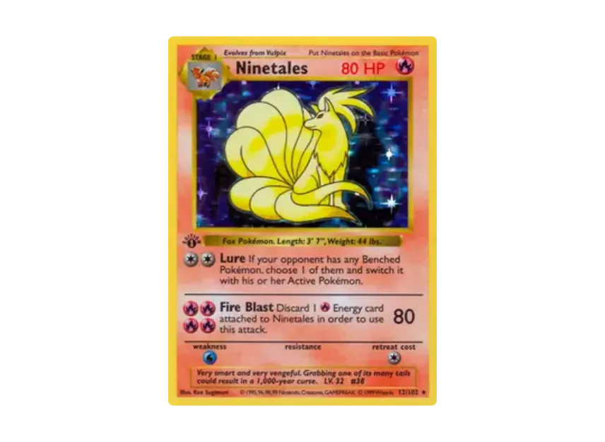Ninetales R [102-SET-1ST-EDITION 12/102] [EN] (Base "Set 1st Edition")