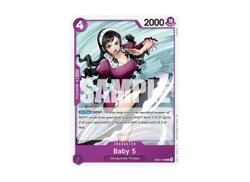 Baby 5 C [EB03-036] [EN] (Extra Booster "HEROINES EDITION")