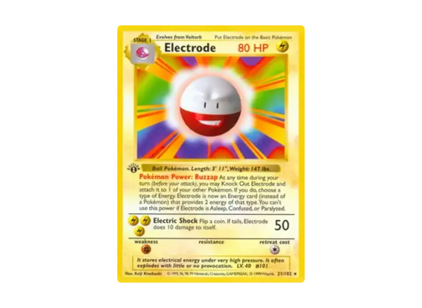 Electrode R [102-SET-1ST-EDITION 21/102] [EN] (Base "Set 1st Edition")