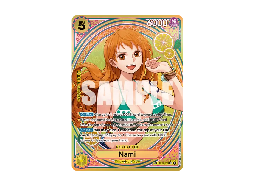 Nami SR-SPC [EB03-053] [EN] (Extra Booster "HEROINES EDITION")