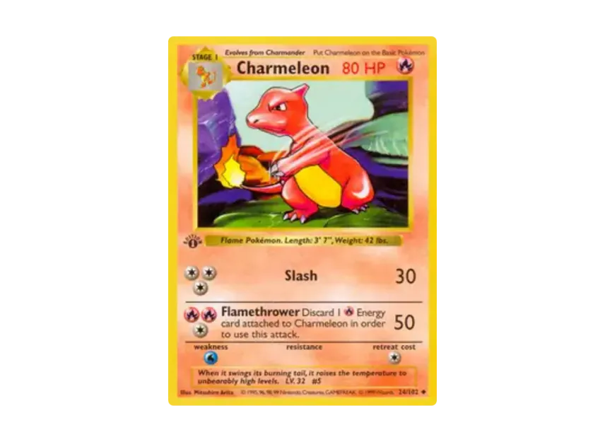 Charmeleon U [102-SET-1ST-EDITION 24/102] [EN] (Base "Set 1st Edition")