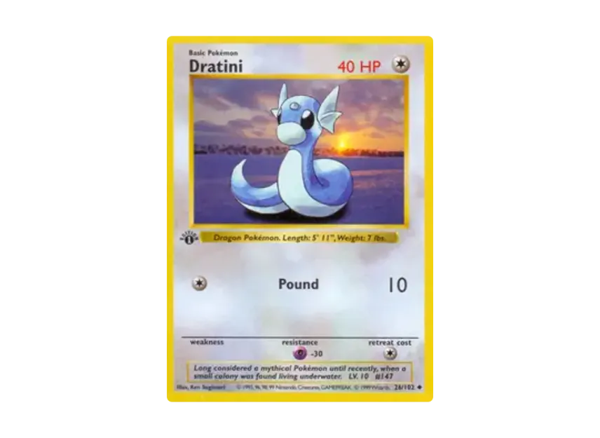 Dratini U [102-SET-1ST-EDITION 26/102] [EN] (Base "Set 1st Edition")