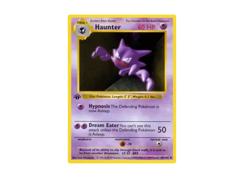 Haunter U [102-SET-1ST-EDITION 29/102] [EN] (Base "Set 1st Edition")