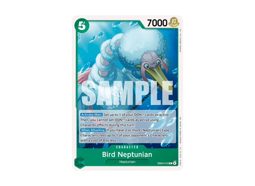 Bird Neptunian C [EB04-016] [EN] (Booster Pack "THE AZURE SEA'S SEVEN")