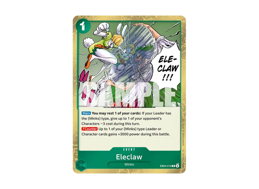 Eleclaw R [EB04-019] [EN] (Booster Pack "THE AZURE SEA'S SEVEN")